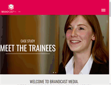 Tablet Screenshot of brandcastmedia.com